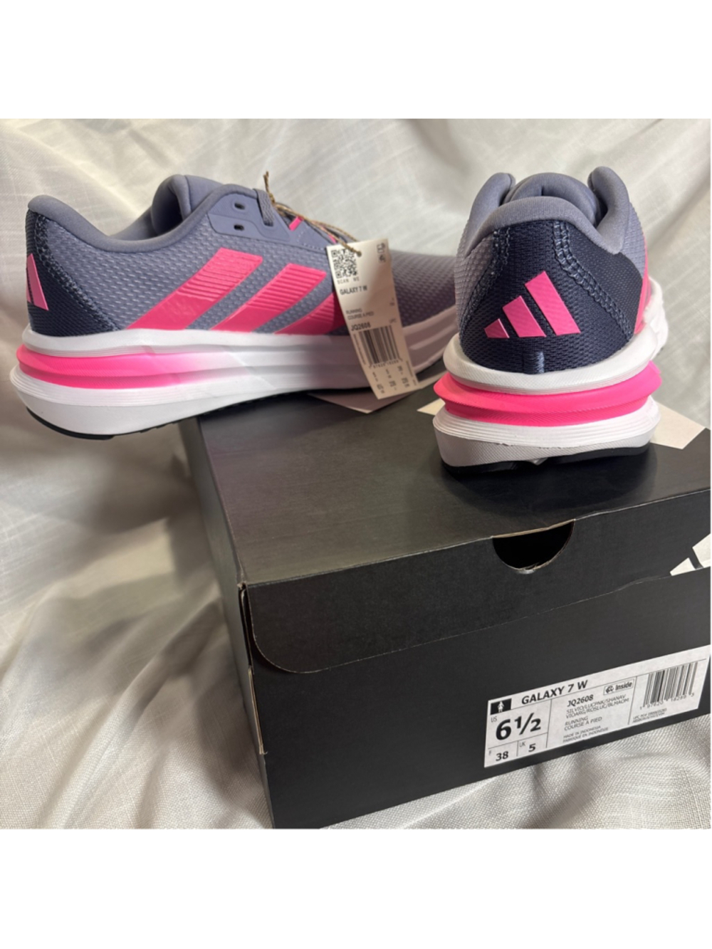 NEW IN BOX Adidas Galaxy 7 W Running Course A Pied sz 6.5 - Picture 6 of 9